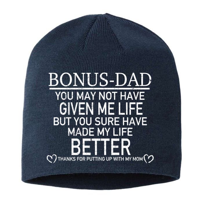 Funny Bonus-Dad Sustainable Beanie