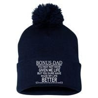 Funny Bonus-Dad Pom Pom 12in Knit Beanie