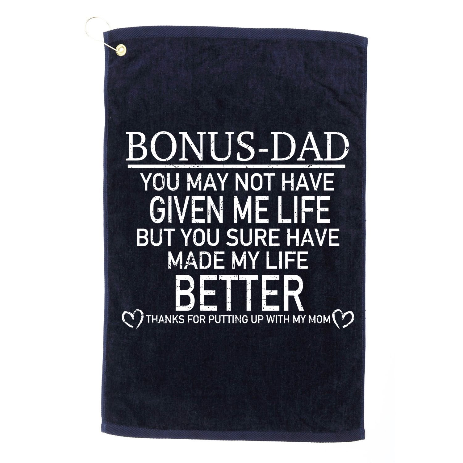 Funny Bonus-Dad Golf Towel