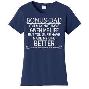 Funny Bonus-Dad Women's T-Shirt