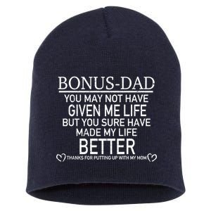 Funny Bonus-Dad Short Acrylic Beanie