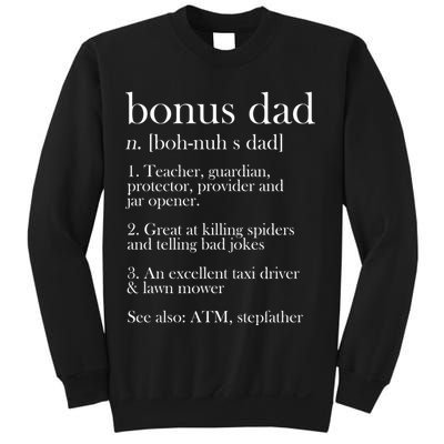 Funny Bonus Dad Definition Sweatshirt