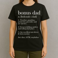 Funny Bonus Dad Definition T-Shirt