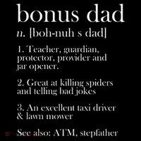 Funny Bonus Dad Definition 16 in Basic Backpack