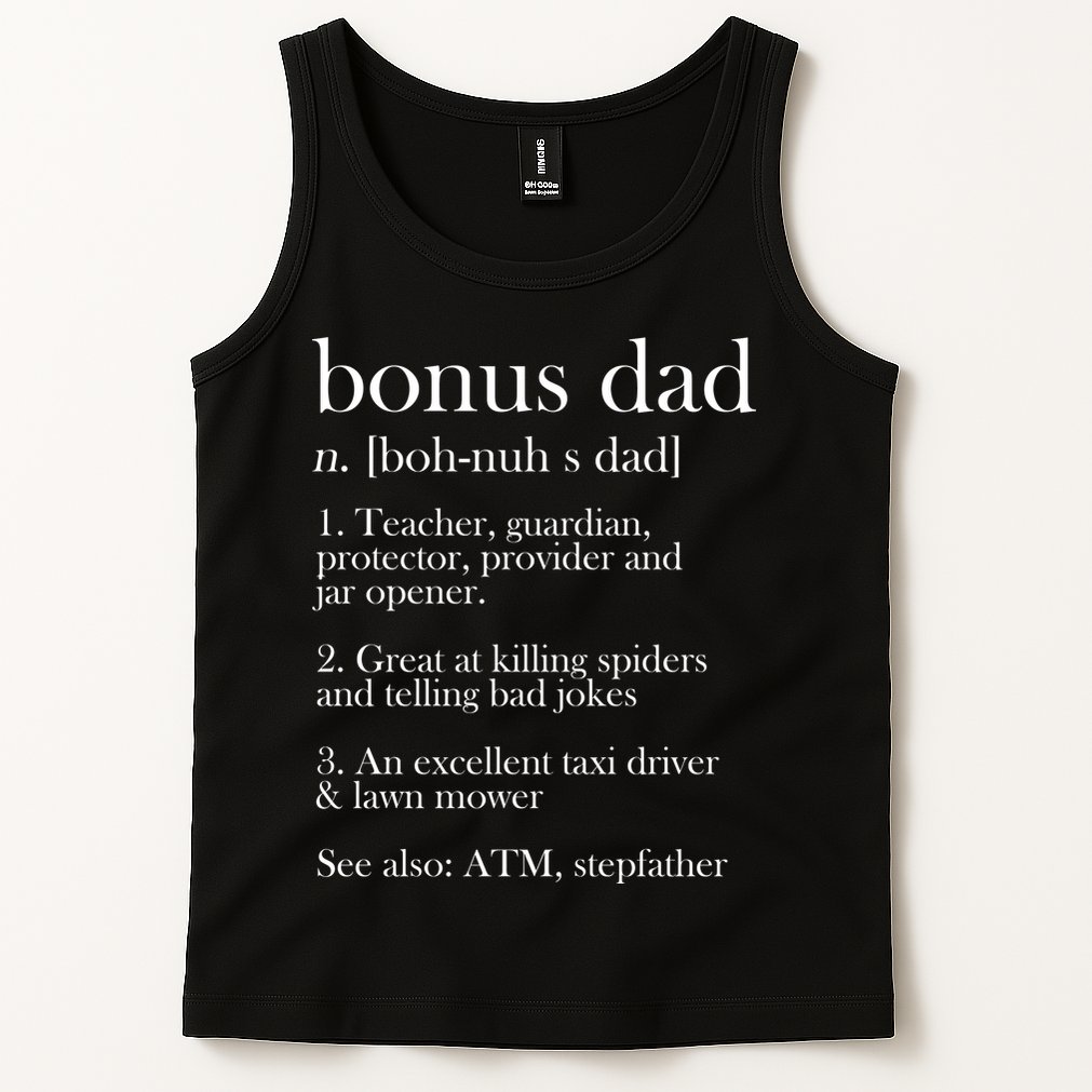Funny Bonus Dad Definition Tank Top
