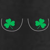 Funny Boob Novelty Shamrocks Adult Drive Performance Visor