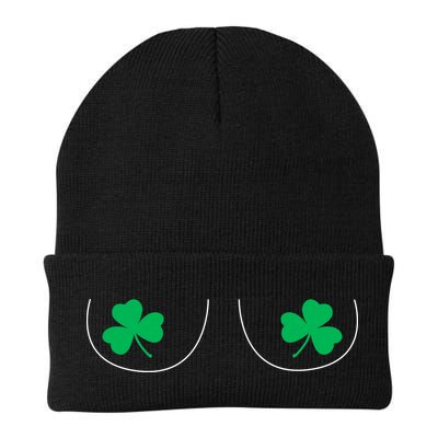 Funny Boob Novelty Shamrocks Beanie