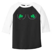 Funny Boob Novelty Shamrocks Toddler Fine Jersey T-Shirt