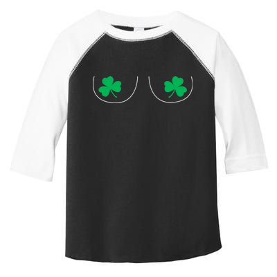 Funny Boob Novelty Shamrocks Toddler Fine Jersey T-Shirt