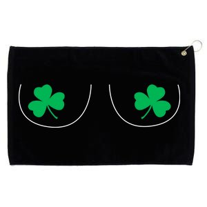 Funny Boob Novelty Shamrocks Grommeted Golf Towel