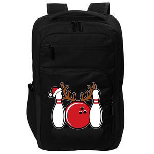 Funny Bowling Christmas Impact Tech Backpack