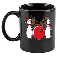 Funny Bowling Christmas 11oz C Handle Ceramic Mug