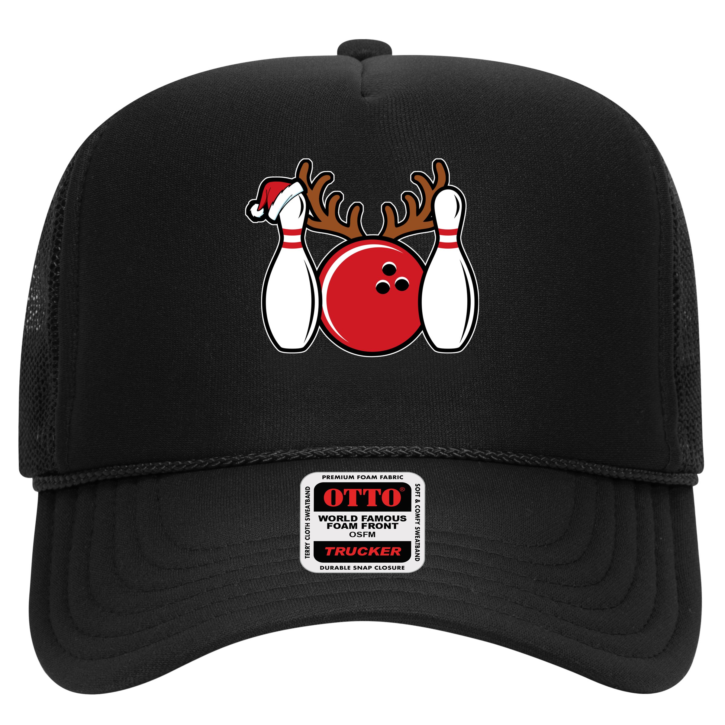 Funny Bowling Christmas Hat