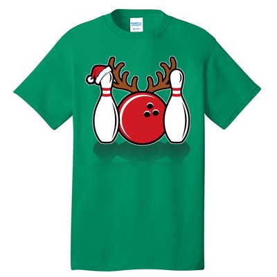 Funny Bowling Christmas Tall T-Shirt