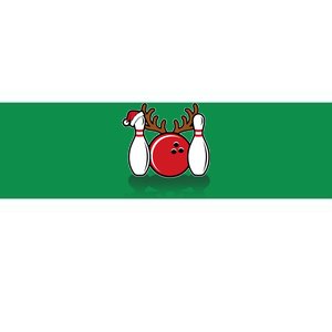 Funny Bowling Christmas Bumper Sticker