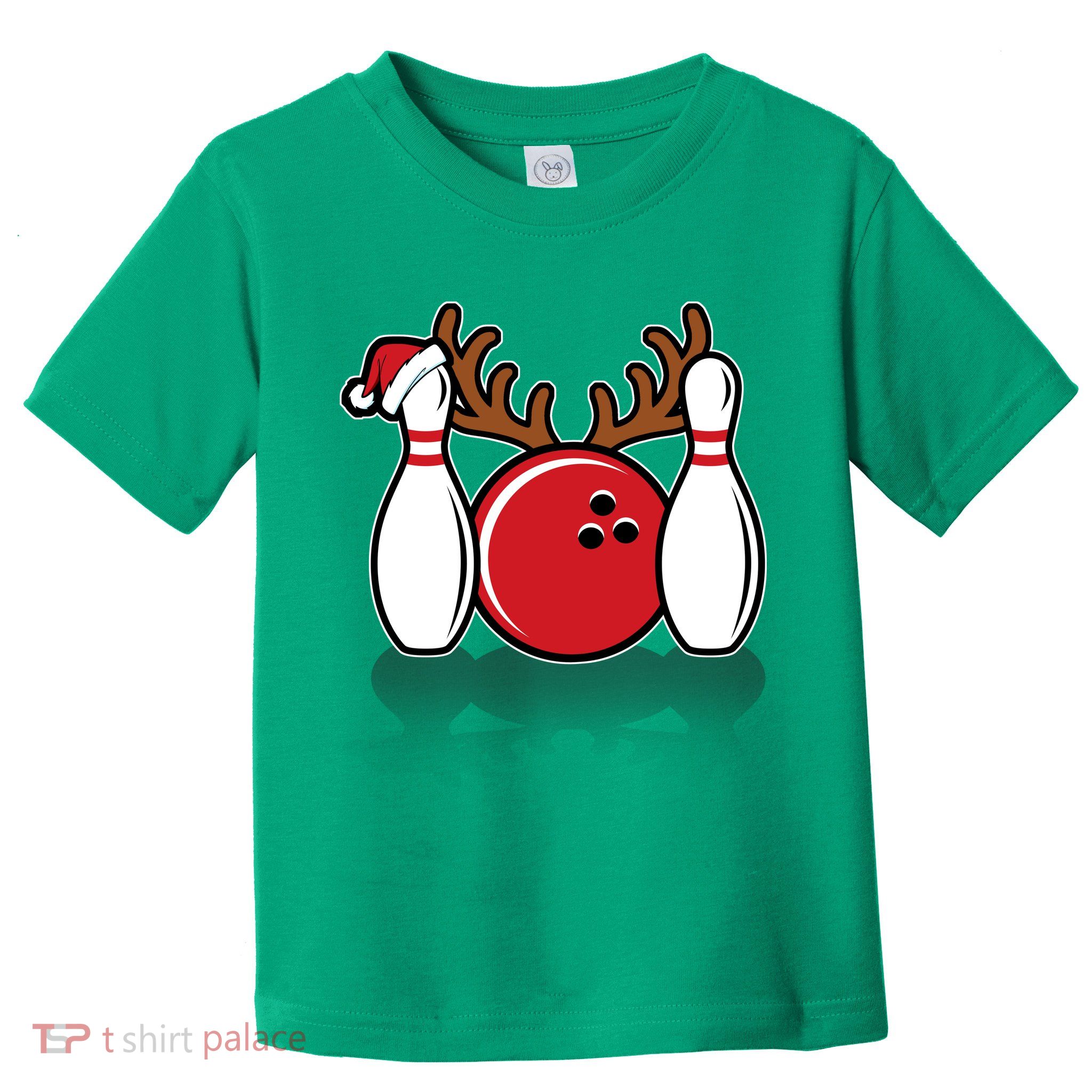 Funny Bowling Christmas Toddler T-Shirt