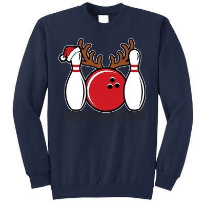 Funny Bowling Christmas Tall Sweatshirt