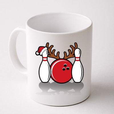 Funny Bowling Christmas Coffee Mug