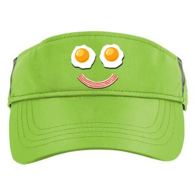 Funny Breakfast Bacon and Eggs Adult Drive Performance Visor