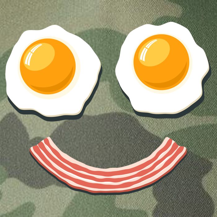 Funny Breakfast Bacon and Eggs Legacy Tie Dye Trucker Hat