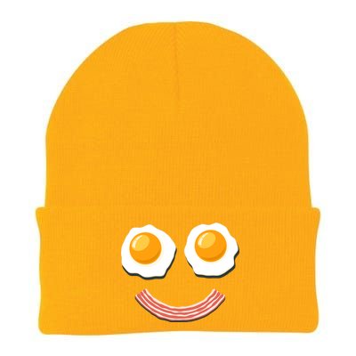 Funny Breakfast Bacon and Eggs Knit Cap Winter Beanie