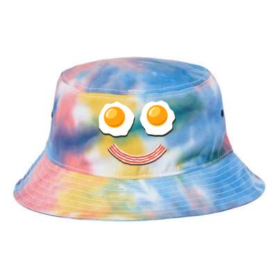 Funny Breakfast Bacon and Eggs Tie Dye Newport Bucket Hat