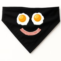 Funny Breakfast Bacon and Eggs USA-Made Doggie Bandana