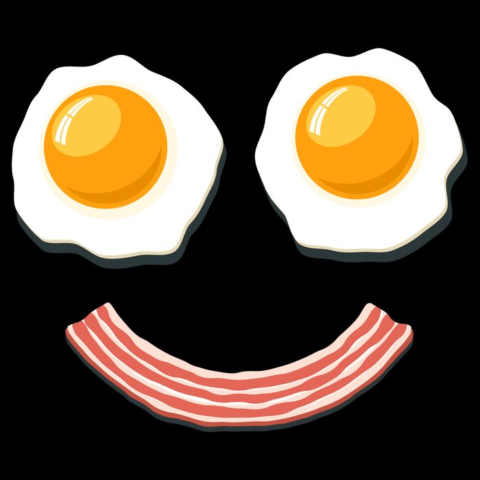 Funny Breakfast Bacon and Eggs Impact Tech Backpack