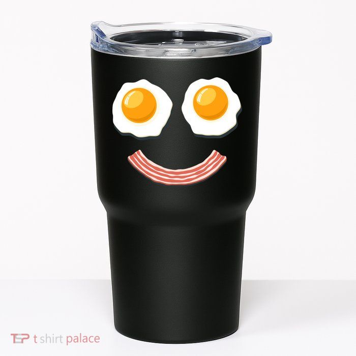 Funny Breakfast Bacon and Eggs Tumbler