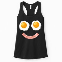 Funny Breakfast Bacon and Eggs Womens Tank Top