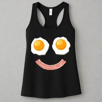 Funny Breakfast Bacon and Eggs Womens Tank Top