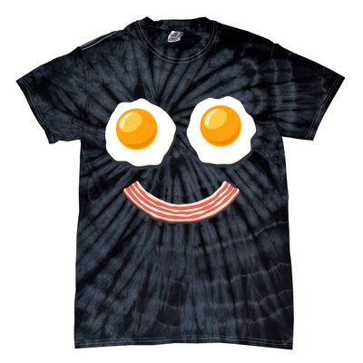 Funny Breakfast Bacon and Eggs Tie-Dye T-Shirt