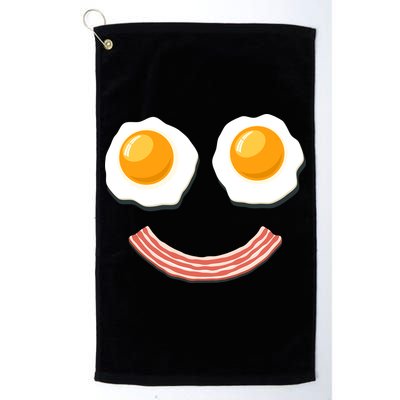 Funny Breakfast Bacon and Eggs Golf Towel