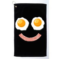 Funny Breakfast Bacon and Eggs Golf Towel