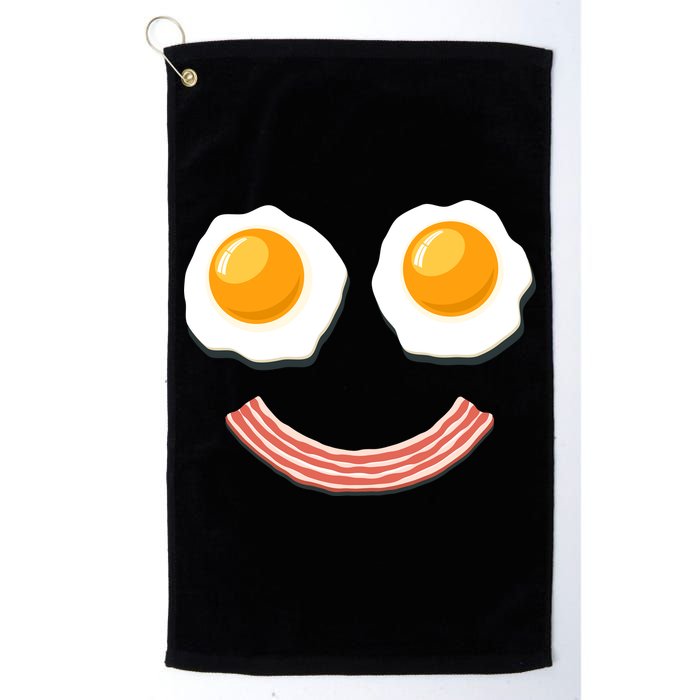 Funny Breakfast Bacon and Eggs Golf Towel