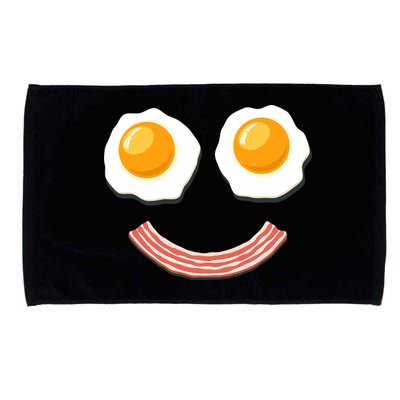 Funny Breakfast Bacon and Eggs Microfiber Hand Towel