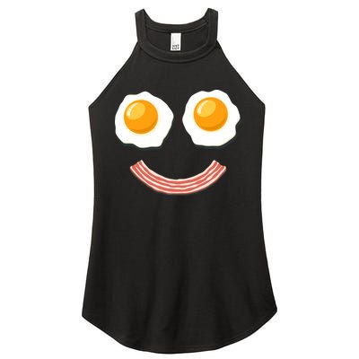 Funny Breakfast Bacon and Eggs Women's Perfect Tri Rocker Tank