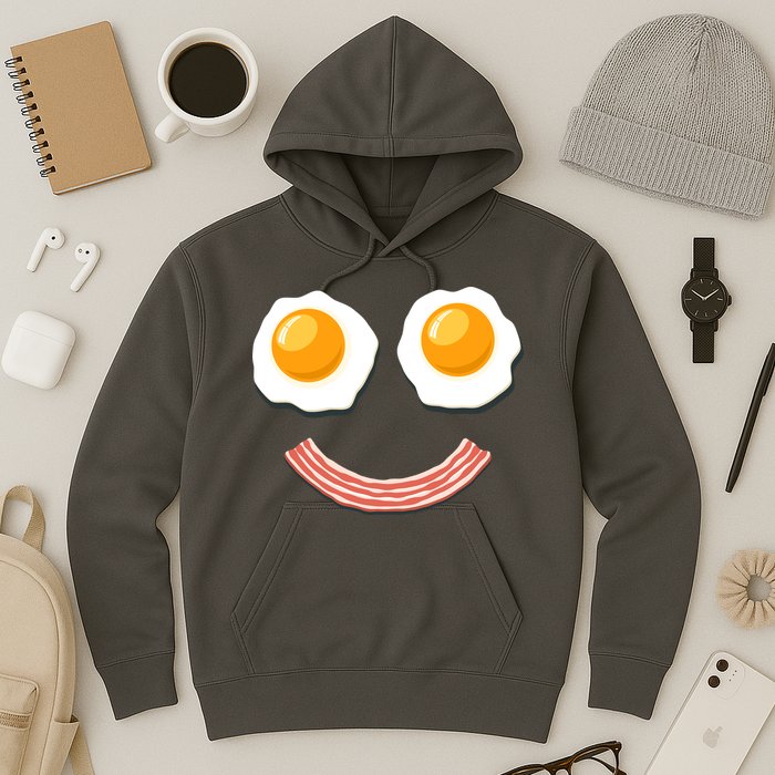 Funny Breakfast Bacon and Eggs Hoodie