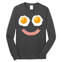 Funny Breakfast Bacon and Eggs Long Sleeve Shirt