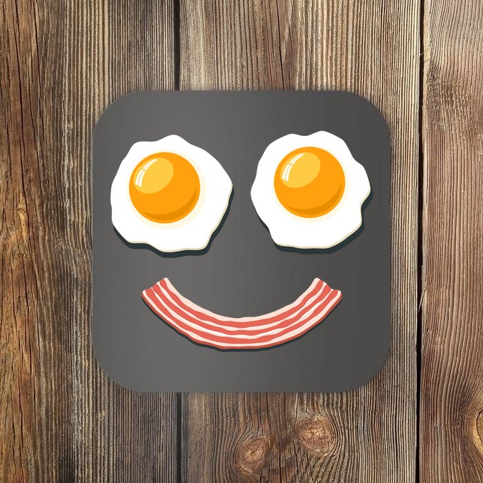 Funny Breakfast Bacon and Eggs Coaster