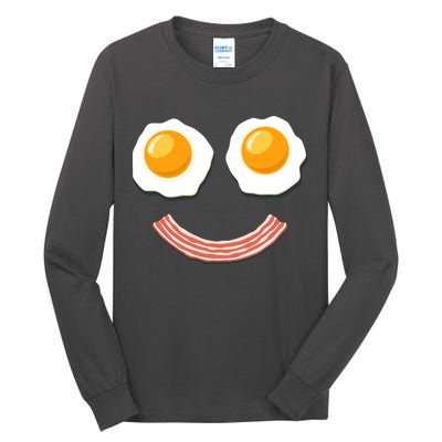 Funny Breakfast Bacon and Eggs Tall Long Sleeve T-Shirt