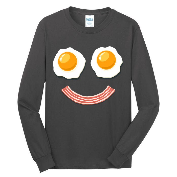 Funny Breakfast Bacon and Eggs Tall Long Sleeve T-Shirt