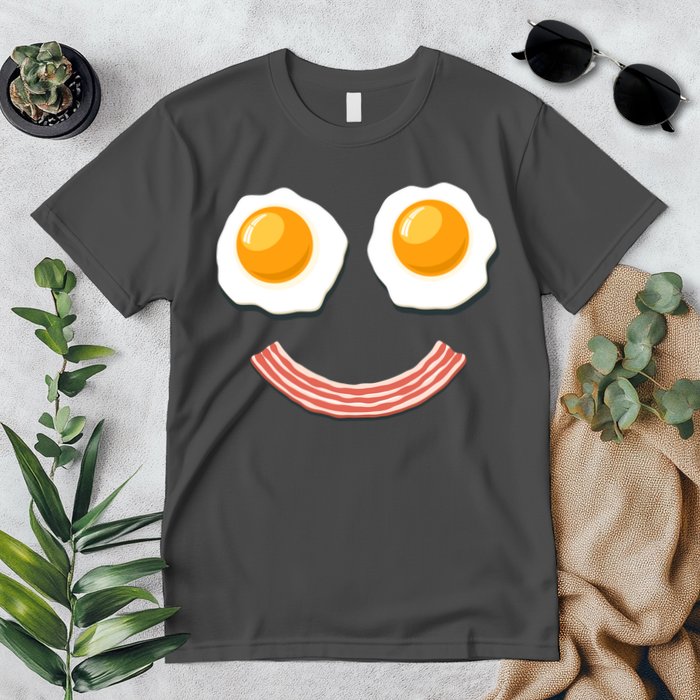 Funny Breakfast Bacon and Eggs Premium T-Shirt