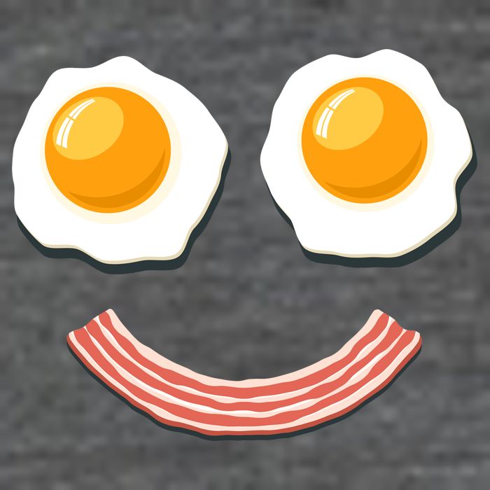 Funny Breakfast Bacon and Eggs Premium T-Shirt