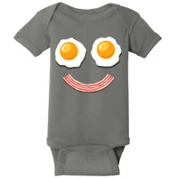 Funny Breakfast Bacon and Eggs Baby Bodysuit