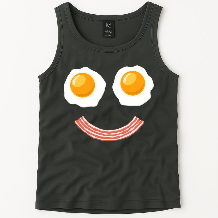 Funny Breakfast Bacon and Eggs Tank Top