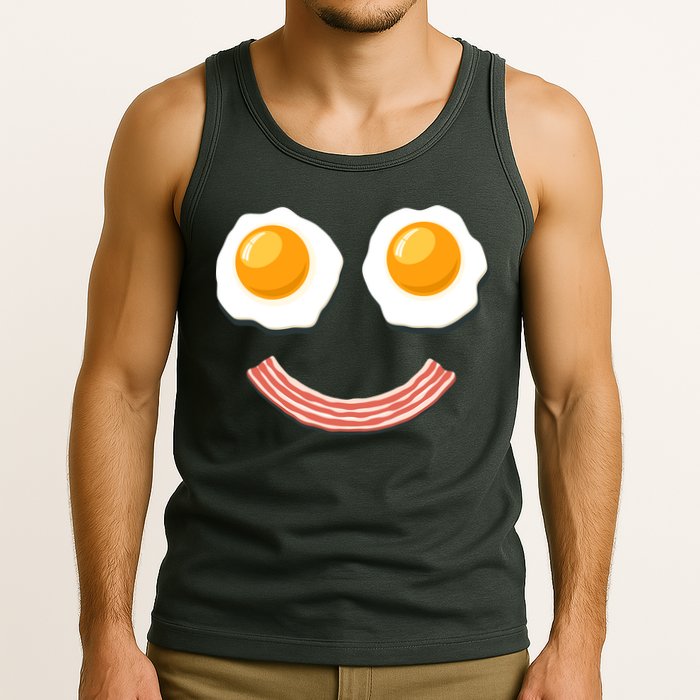 Funny Breakfast Bacon and Eggs Tank Top