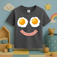 Funny Breakfast Bacon and Eggs Toddler T-Shirt