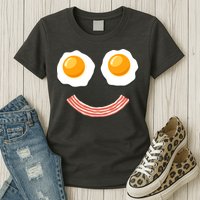 Funny Breakfast Bacon and Eggs Womens T-Shirt