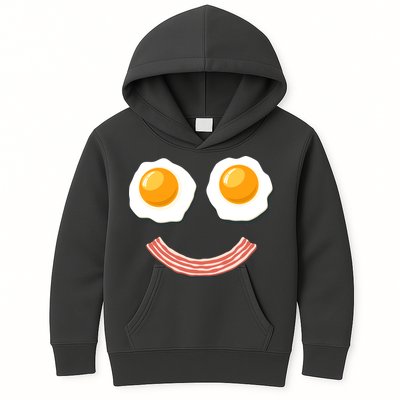 Funny Breakfast Bacon and Eggs Kids Hoodie